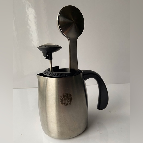 Starbucks Other - Starbucks Stainless Steel Frother Pitcher/ thermometer set 16 oz
